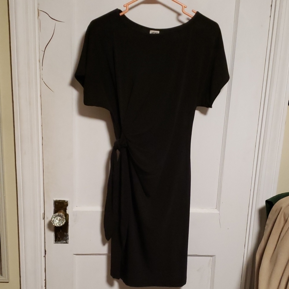 Ali Ro black sidetie dress
